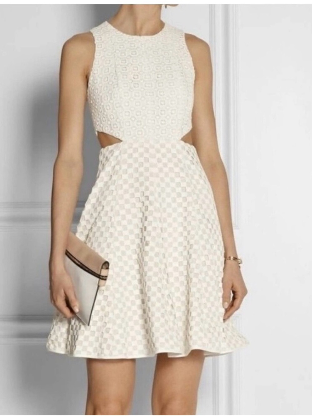 Tibi Sleeveless Cutout Dress